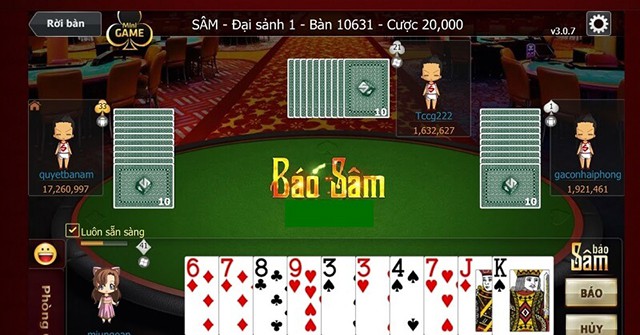 Có nhiều người chơi biết đến tựa game bài sâm hay không?